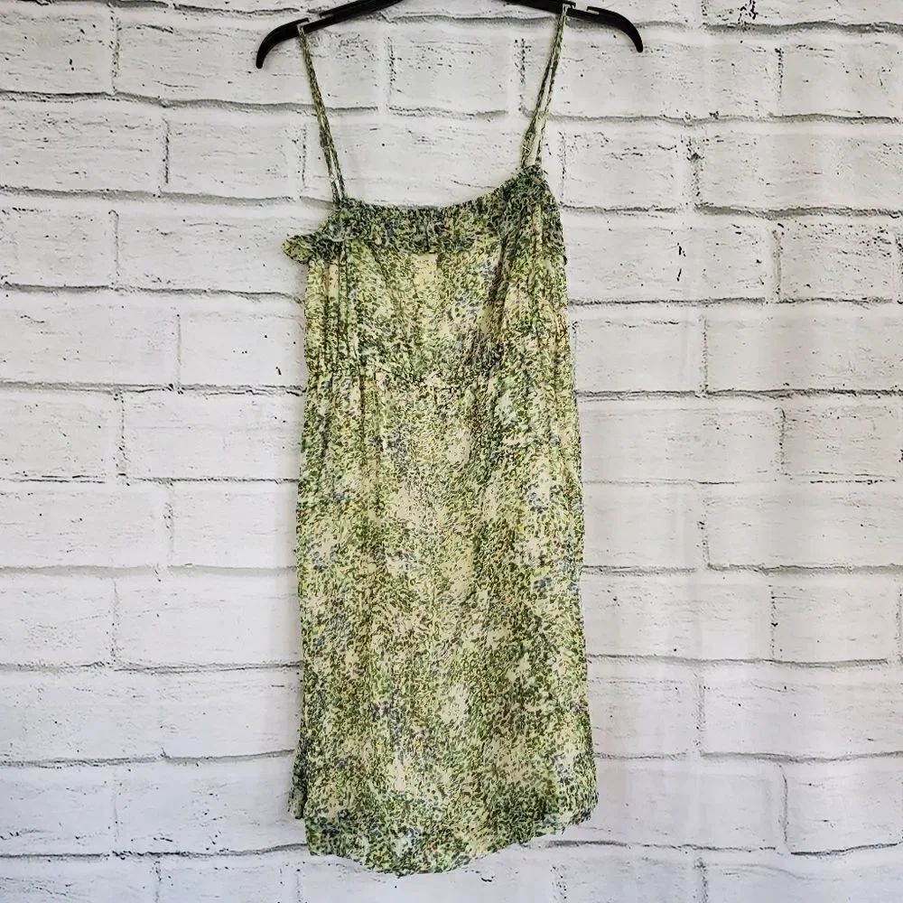 J. Crew silk abstract sun dress